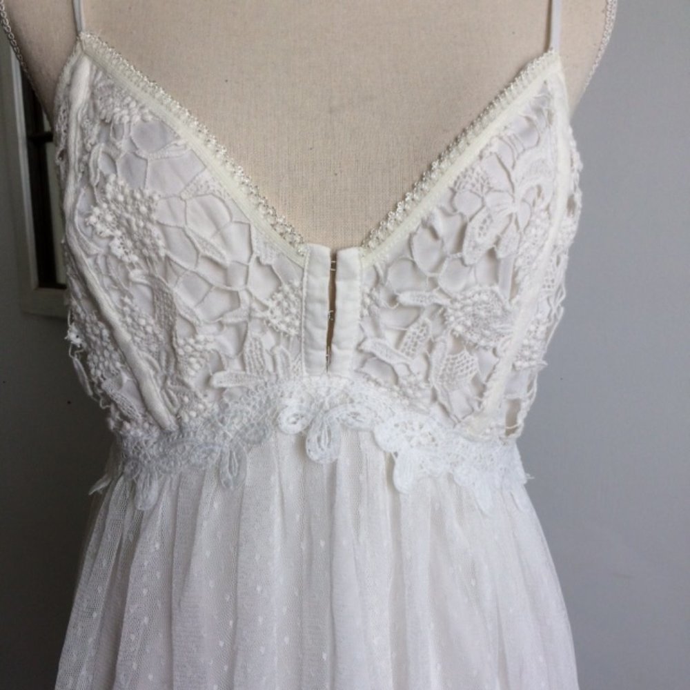 River Island White Lace Cami 10